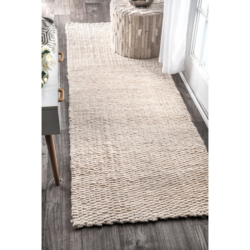 Moura Jute / Sisal Hand Woven Area Rug, Runner 76 x 244cm