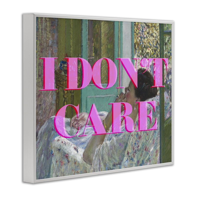 «I Don't Care over Classic», reproduction de giclée par Lil 'Rue, H 11 po x l 14 po