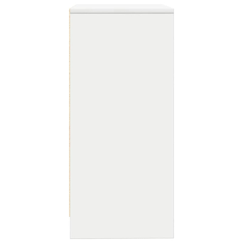 Sideboard 57X34x76 Cm Engineered Wood, White