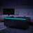 Modern Smart Coffee Table With Built-In Fridge, Bluetooth Speaker, Wireless Charging, Touch Control Panel, USB Interface, Outlet Protection, Atmosphere Light