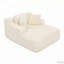 Chaise longue rembourrée en mousse Corduroy-570702641