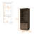 Practical Dark Brown Bar Cabinet With Effective Organization System - 3 Shelves And 5 Bottle For Streamlined Storage Modern Contemporary Styling A Fresh Look-304994836
