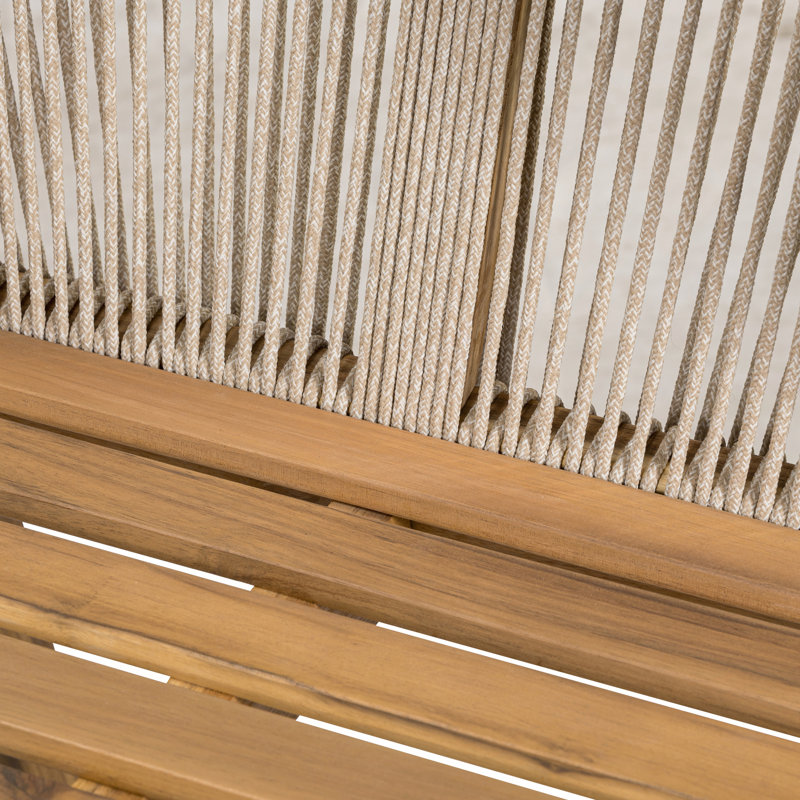 Ensemble de 2 tabourets d'extérieur avec coussin beige pour le confort du patio et du jardin