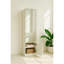 Armoire modulaire en bois avec miroir