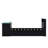 Stylish Wood Daybed with Trundle, Desk, LED Lights and USB Charging System-1684235505