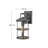 Lakehouse Aged Zinc/Driftwood Gray Seeded Glass Outdoor Wall Lantern-1512989923-1512989925