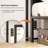 Upholstered Headboard with LED Lights and Charging Station-1280343498