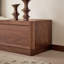 Black walnut solid wood furniture TV cabinet
