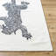 Tapis noir / brun en laine touffeté à la main Bhumi-262499473