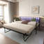 Daybed With RGB LED Lights & Charging Station