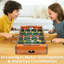 Table de jeu de soccer Hey Play - Mini table de soccer / soccer sur table pour jeux d'arcade, salle de jeux et Mancave - L'ensemble comprend deux balles et un marqueur
