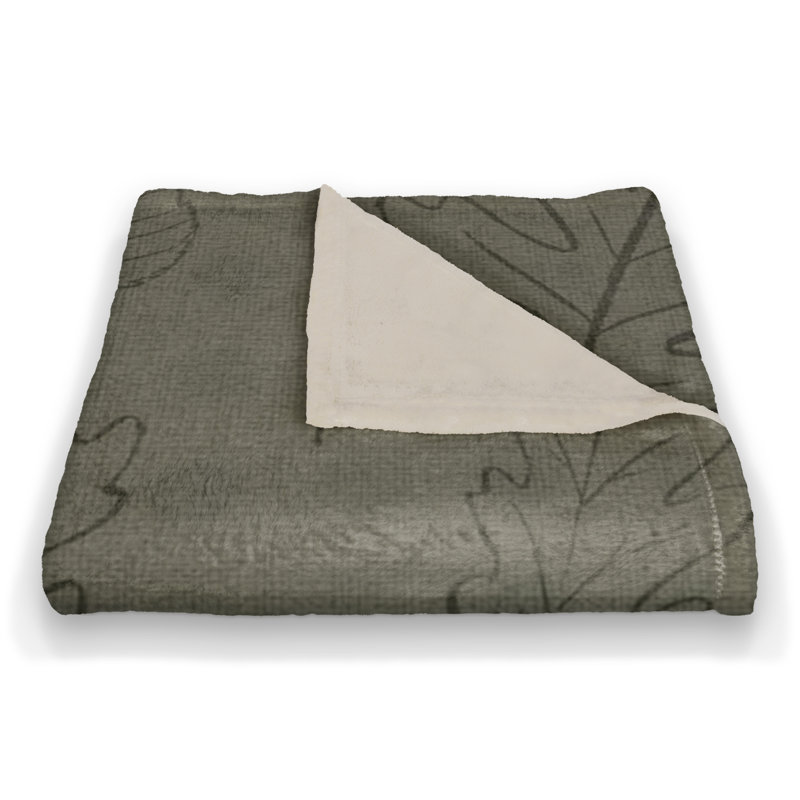 Hand Woven Throw Blanket, Green
