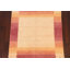 Tapis beige en laine noué à la main de conception unique 4 pi x 5 pi 9 po New Age