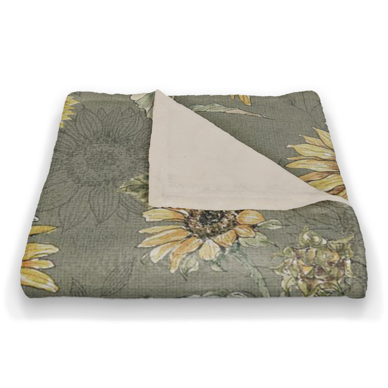 Hand Woven Throw Blanket, Green