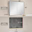 Armoire à pharmacie encastrée / à fixation en surface 30 po x l 30 po avec miroir Elise-1039772037-1039772038