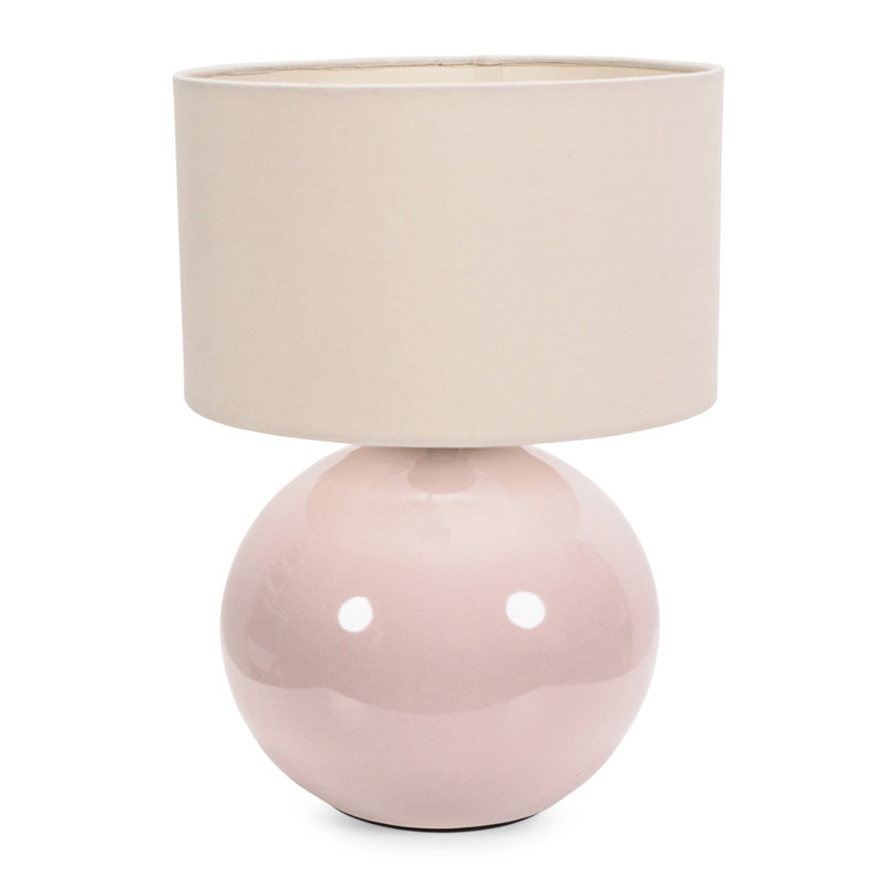 Motes Ceramic Table Lamp, Natural, Cream, No