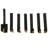 Indexable Carbide Tools 1/4" Industrial Lathe Tools 7Pcs/Set Turning Tool Set
