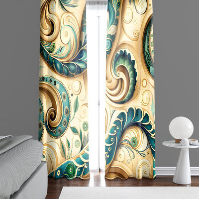 Semi Sheer Curtain Panel Pair