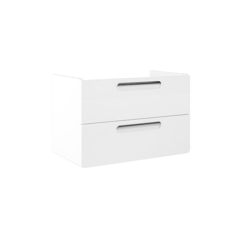 Mcduff 77cm Single Bathroom Vanity Base Only, Arctic White HG