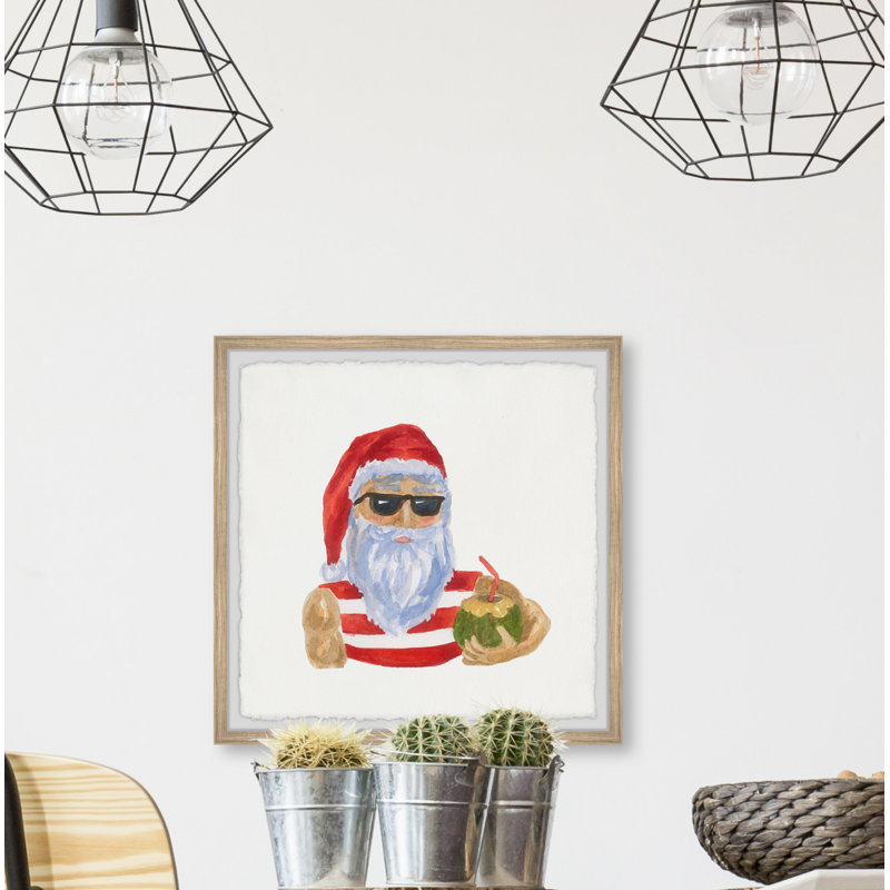 Coconut Holiday - Single Picture Frame Painting, 81cm H x 81cm W x 3.81cm D