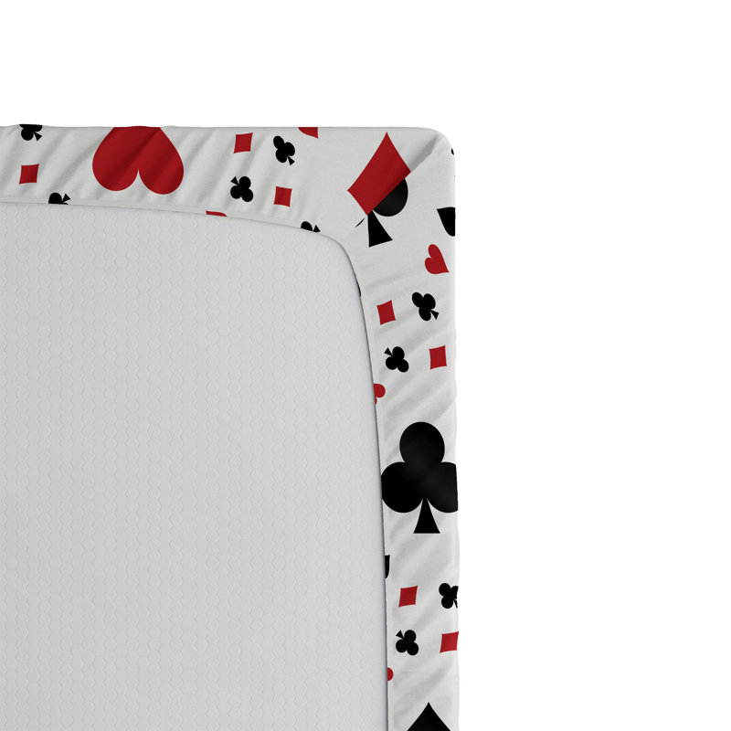 Ensemble de 2 drap-housse de poker Ambesonne, Full Fitted Sheet