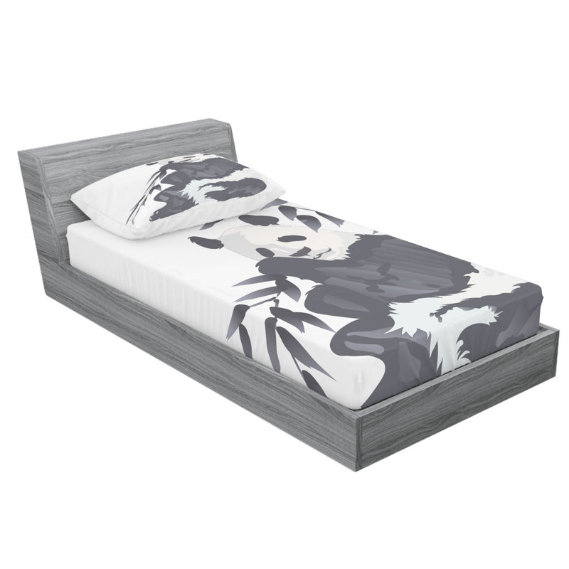 Microfiber Sheet Set, Twin Sheet Set with Fitted Sheet