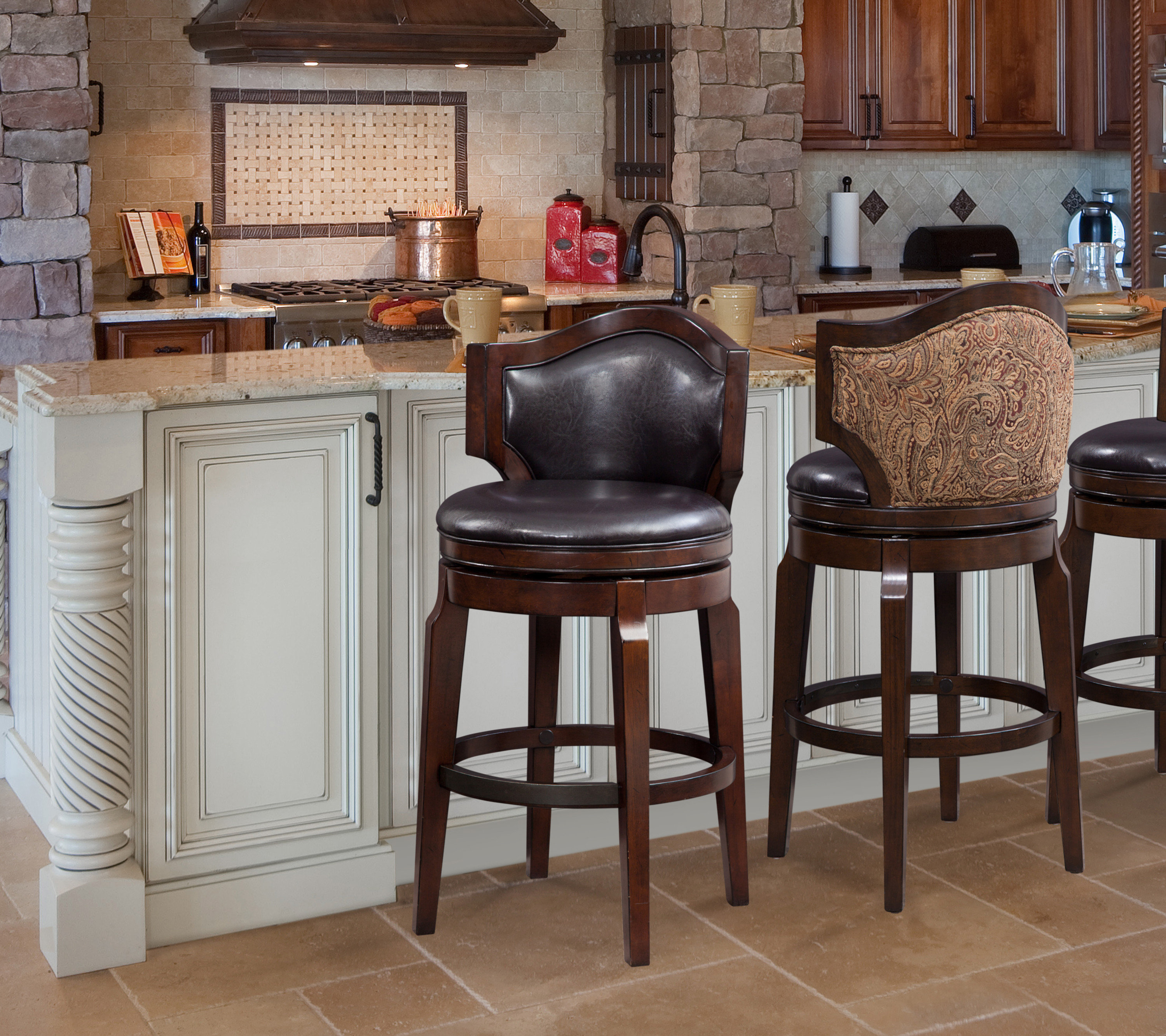 Astoria Grand Dupo Swivel 30'' Bar Stool & Reviews Wayfair