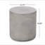 Table d'appoint en béton léger - cylindrique, sans assemblage, intérieur / extérieur