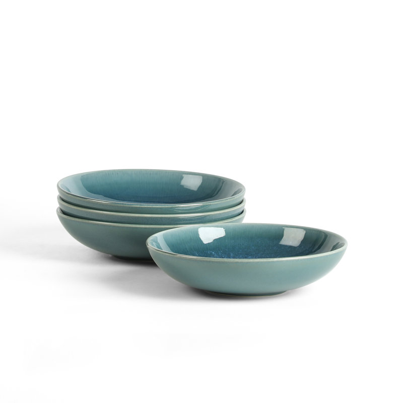 Ensemble de bols à pâtes 4 pièces Stone Lain Riley, Bleu