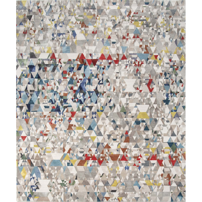 Tapis contemporain noué à la main Dover