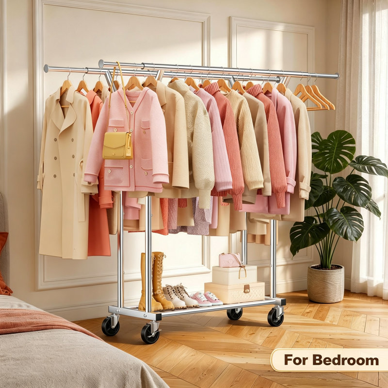 168cm Adjustable Clothing Rack