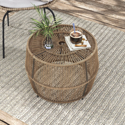 Egenoise Outdoor Coffee Table by Bay Isle Home