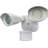 2 - Head LED Hardwired Dusk to Dawn Outdoor Security Flood Light with Motion Sensor-62289950