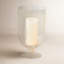 Porte-bougie nervuré en verre Perry and Grey-200086460