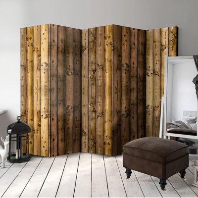 Evergreen 172cm H Solid Wood Folding Room Divider