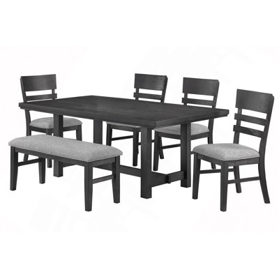 with Solid Wood Base Dining Table
