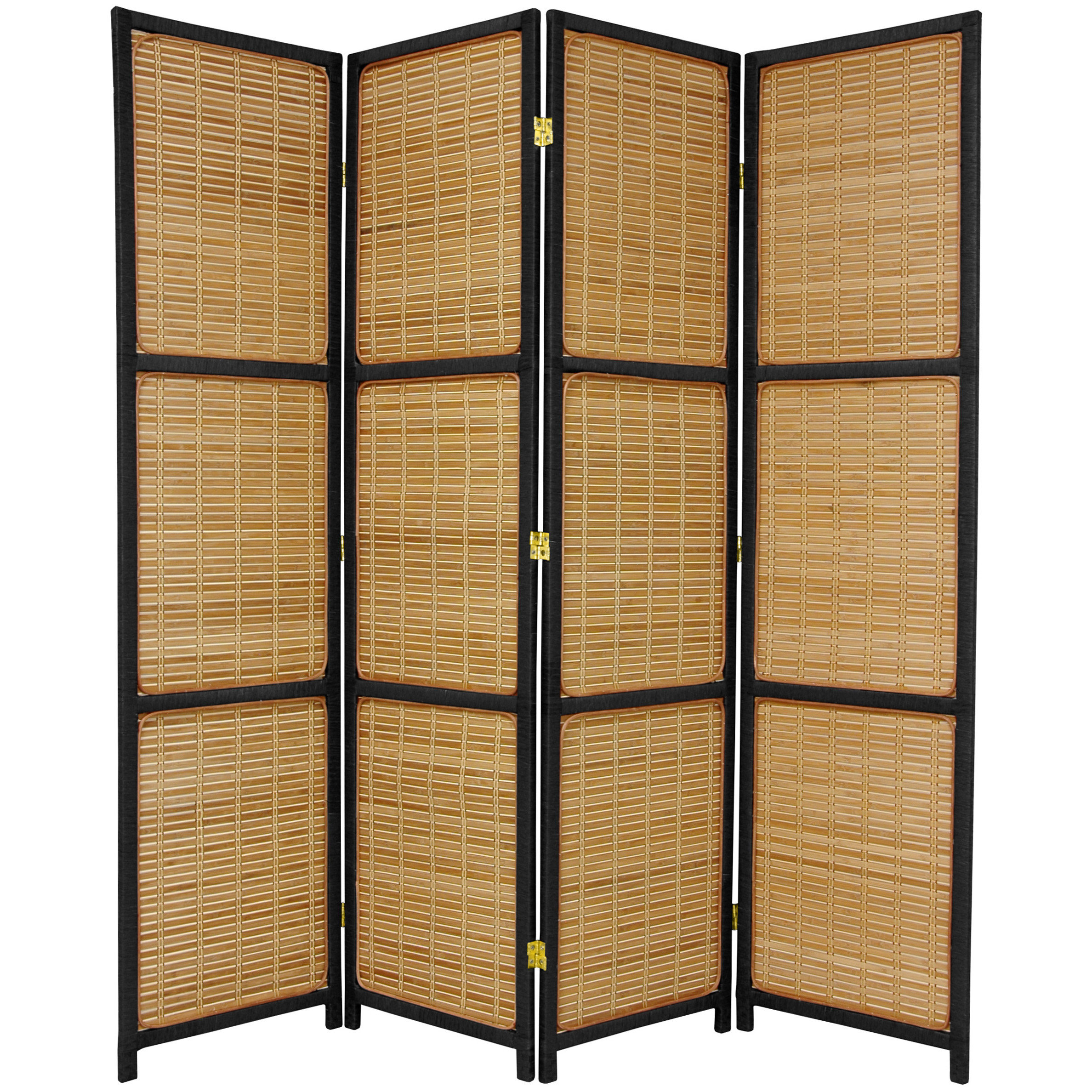 Bay Isle Home™ Macaluso 6 Ft. Tall Woven Rushes Folding Room Divider ...