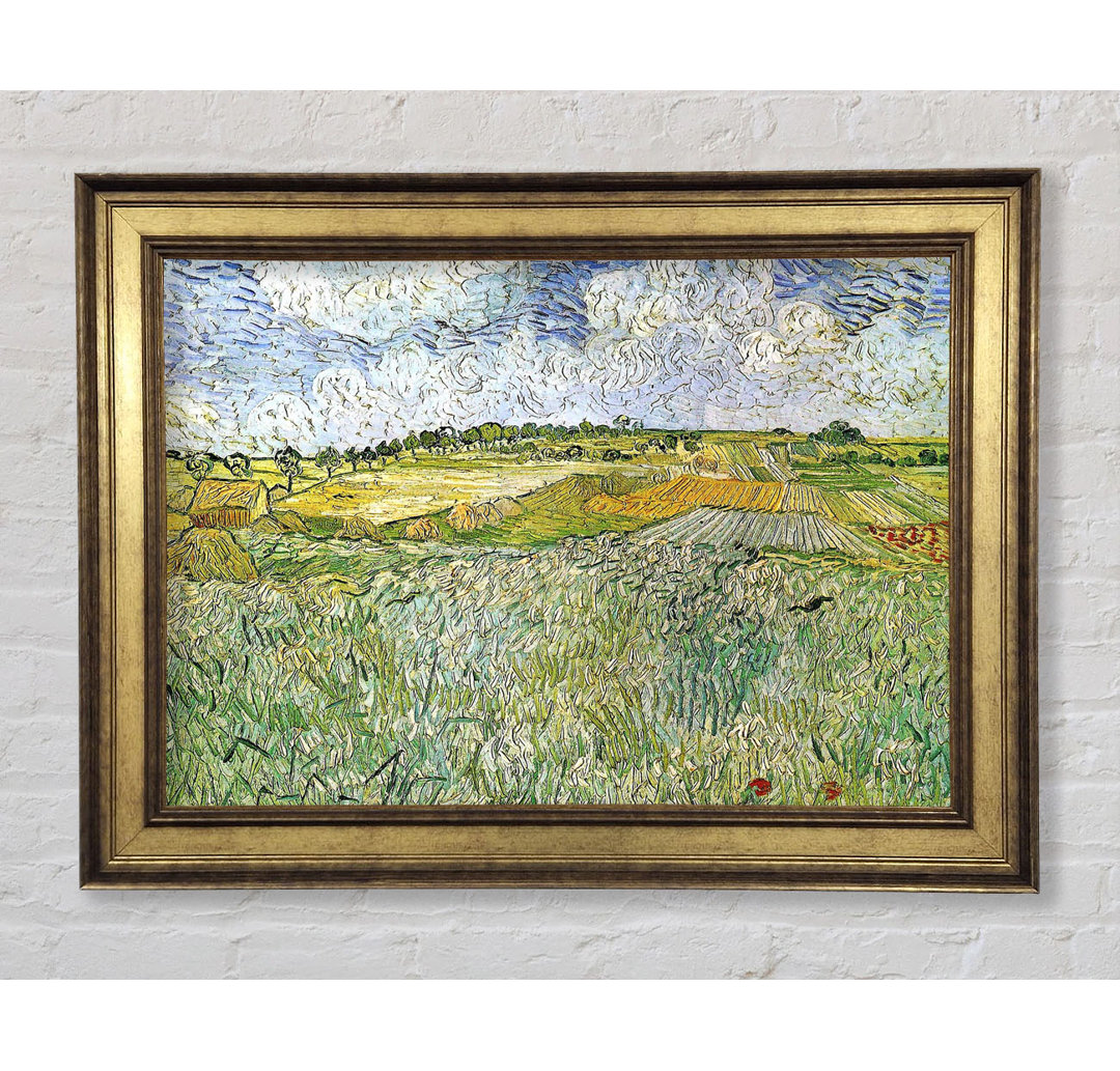 Van Gogh Auvers mit Regenwolken - Druck