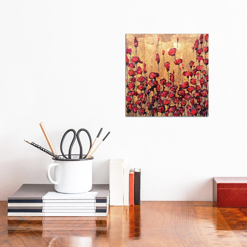 Lovely Summer by Donatella Marraoni - Painting on Canvas, 30.48 cm H x 30.48 cm W, Wrapped Canvas