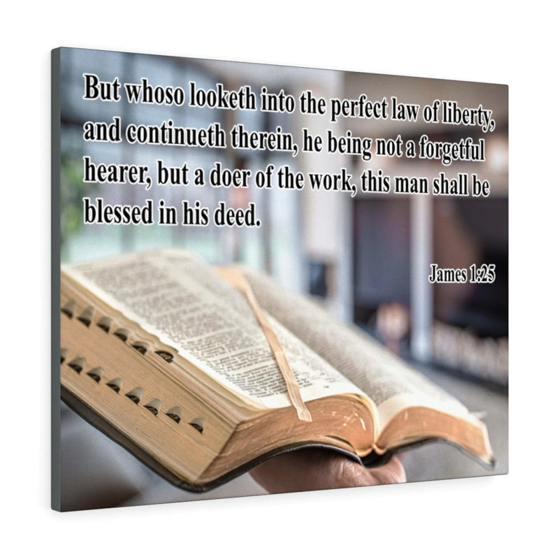 Perfect Law Of Liberty - Wrapped Canvas Print, 61cm H x 76cm W
