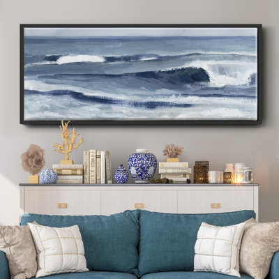 Surf Spray I- Framed Canvas