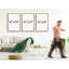 Ensemble de 3 peintures sur toile avec cadre flottant-79731296-79731294