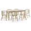 Neena 45cm H Spindle Side Chair in Brown