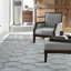 Aymeline Geometric Area Rug in Gray-1150159962