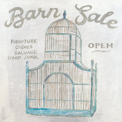 Barn Flea Market V - Wrapped Canvas Print