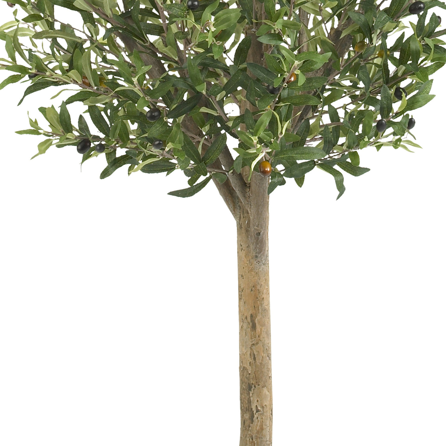 53'' Faux Olive Tree Topiary in Pot