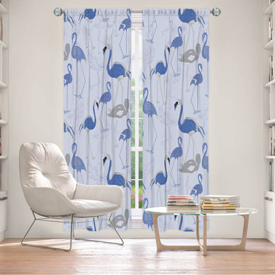 Paire de rideaux obscurcissant en polyester Wogina