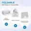 Tabouret de toilette pliable pour adultes