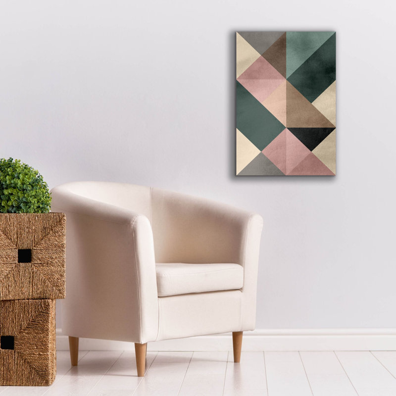 «Epangle Graffiti» «Triangle2» par Design Fabrikken, estampe numérique sur toile, 12 po x 18 po