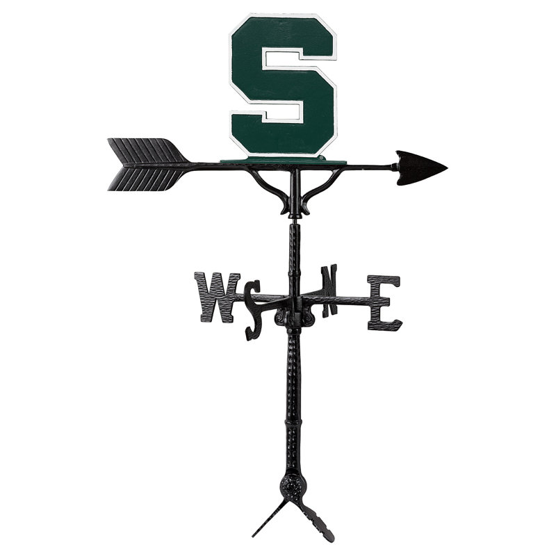 Girouette logo du michigan state block s